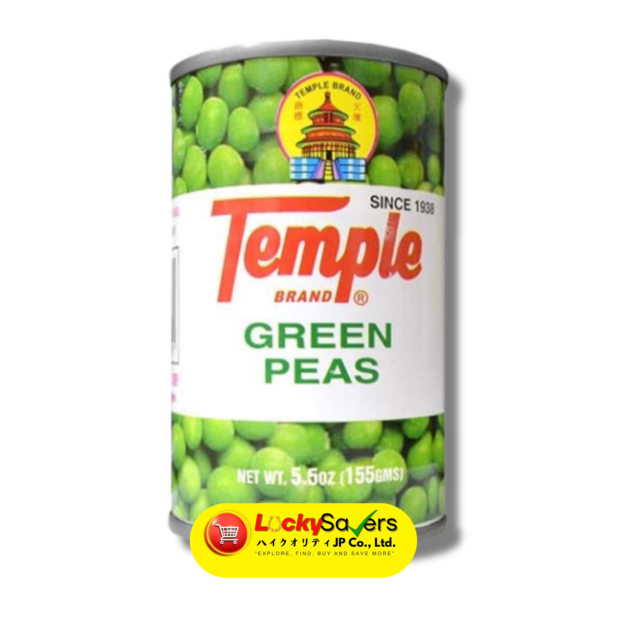 TEMPLE Green Peas (155g)
