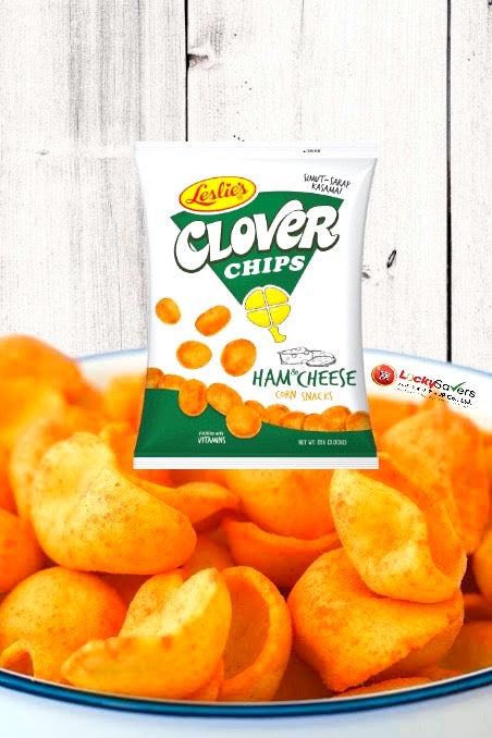LESLIE'S Clover Chips Ham&Cheese (85g)