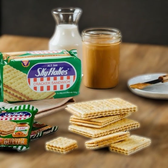 M.Y.SAN Skyflakes Crackers Peanut Butter(150g)
