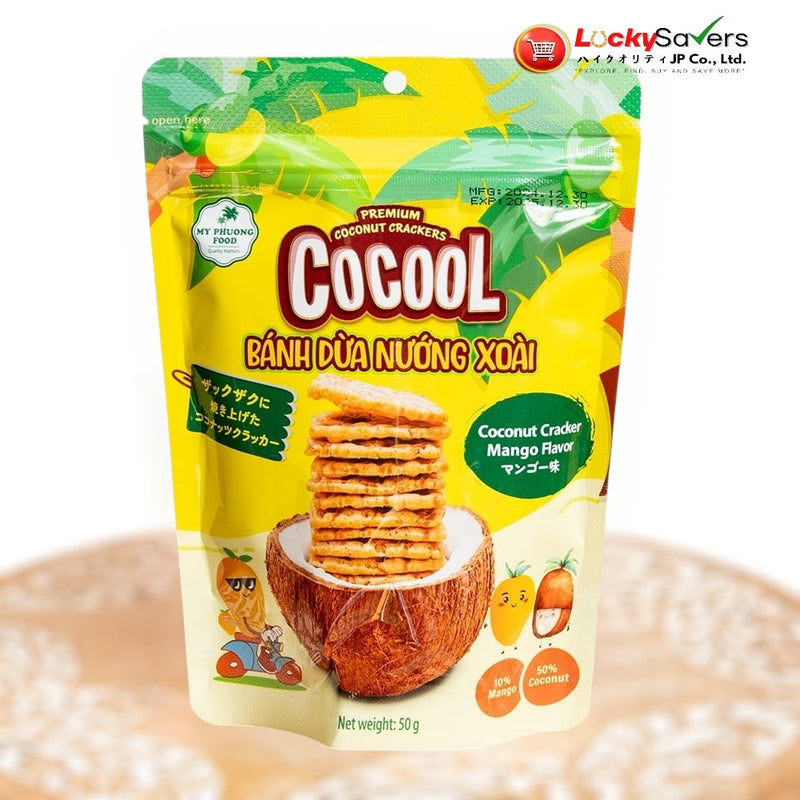 COCOOL Coconut Cracker Mango Flavor (50g)