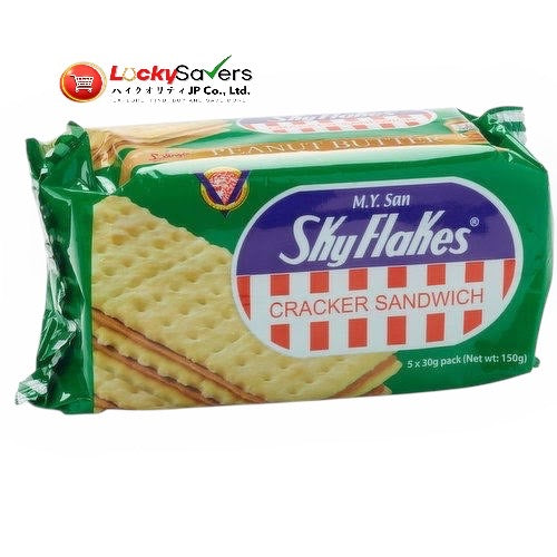 M.Y.SAN Skyflakes Crackers Peanut Butter(150g)