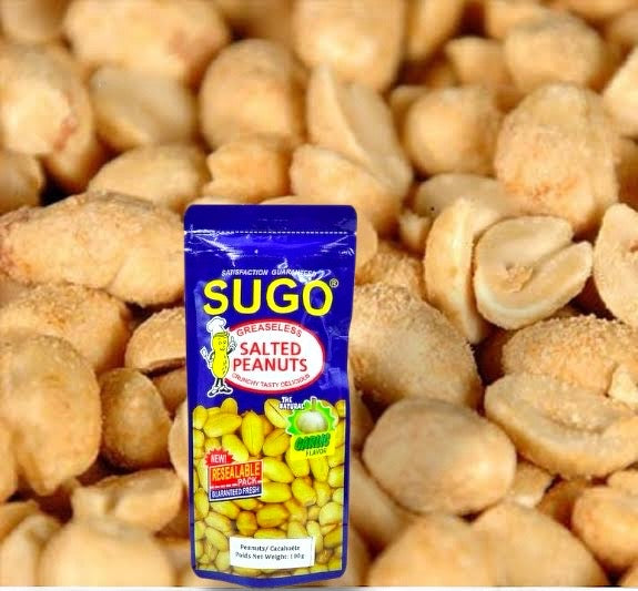 JOC SUGO Salted Peanuts w/ Garlic (100g)