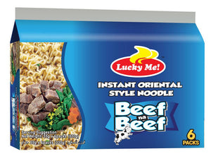 LUCKY ME Ins.Noodle Beef (55g)6pcs/pack