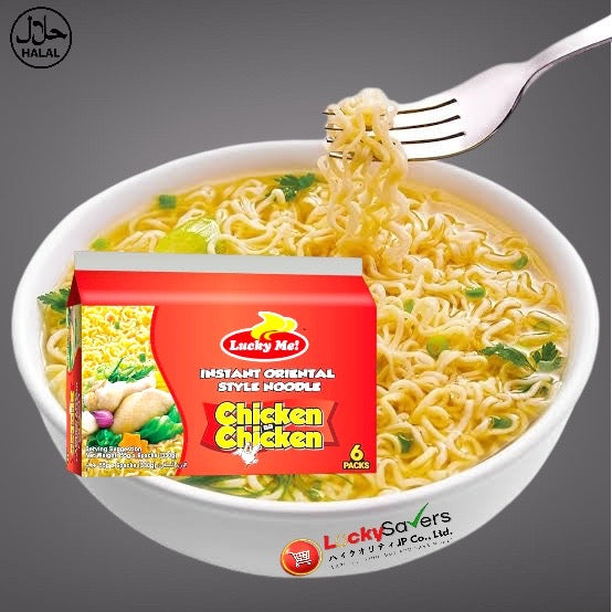 LUCKY ME Ins.Noodle Chicken (55g)6pcs/pack