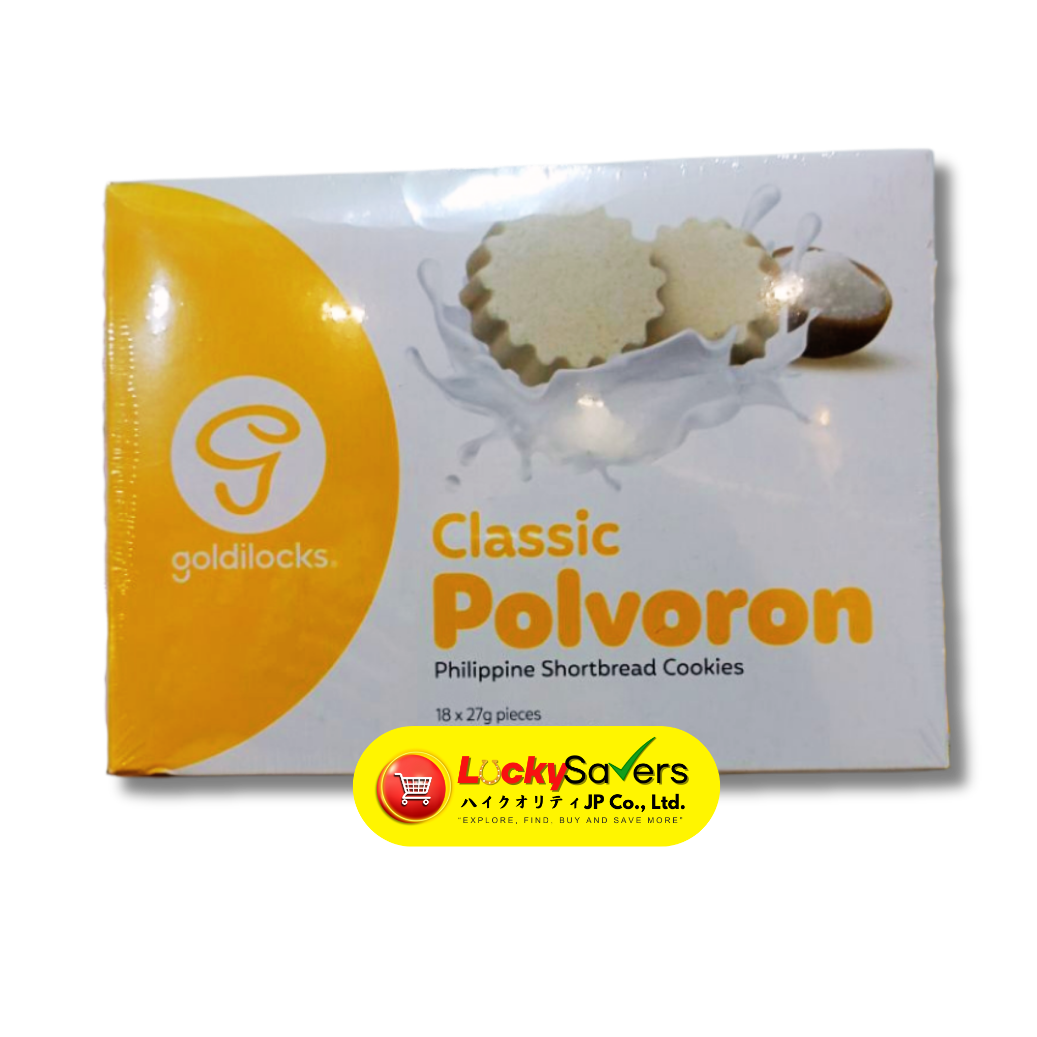 GOLDILOCKS Classic Polvoron (486g) 18pcs/pack