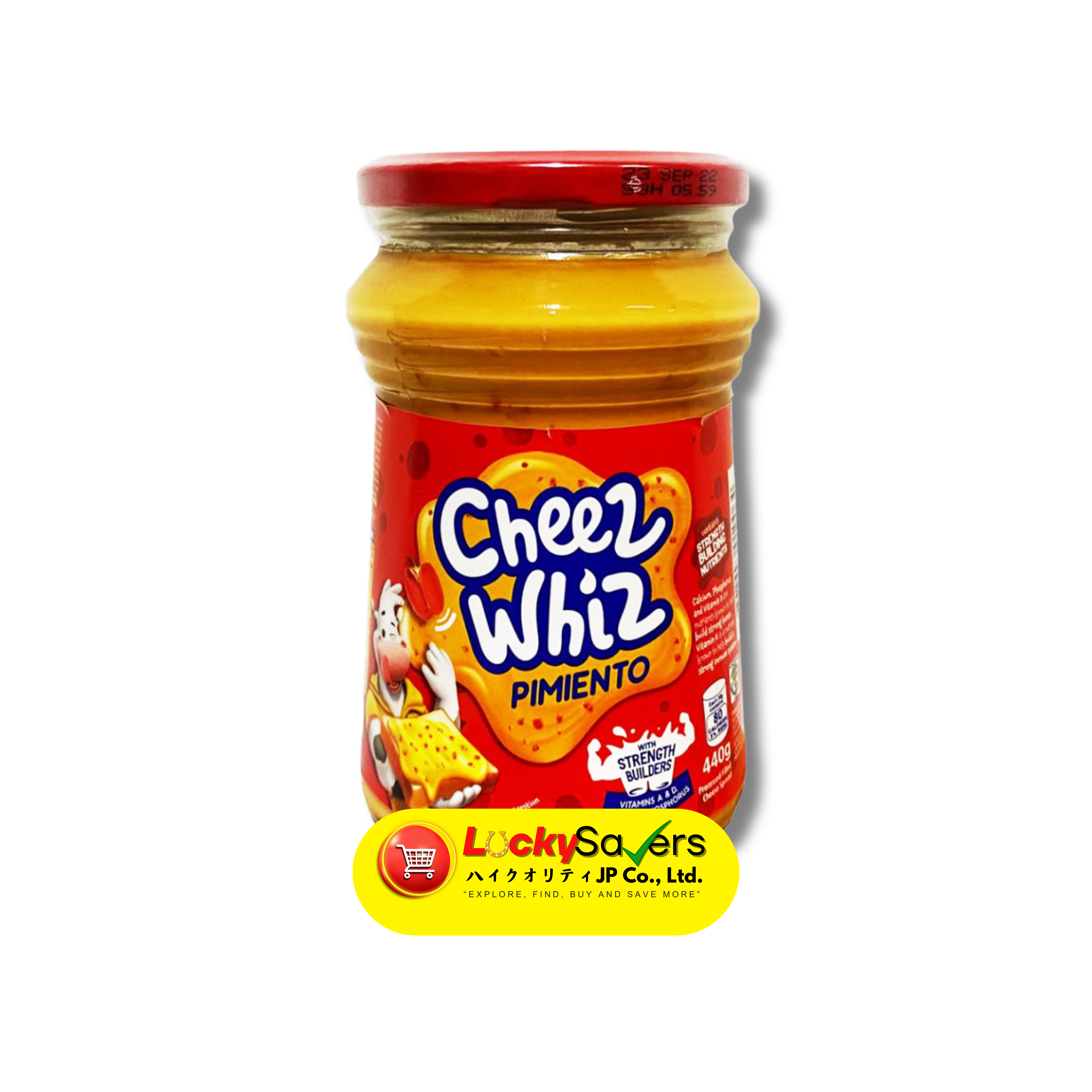 KRAFT CHEEZ WHIZ PIMIENTO (210g)