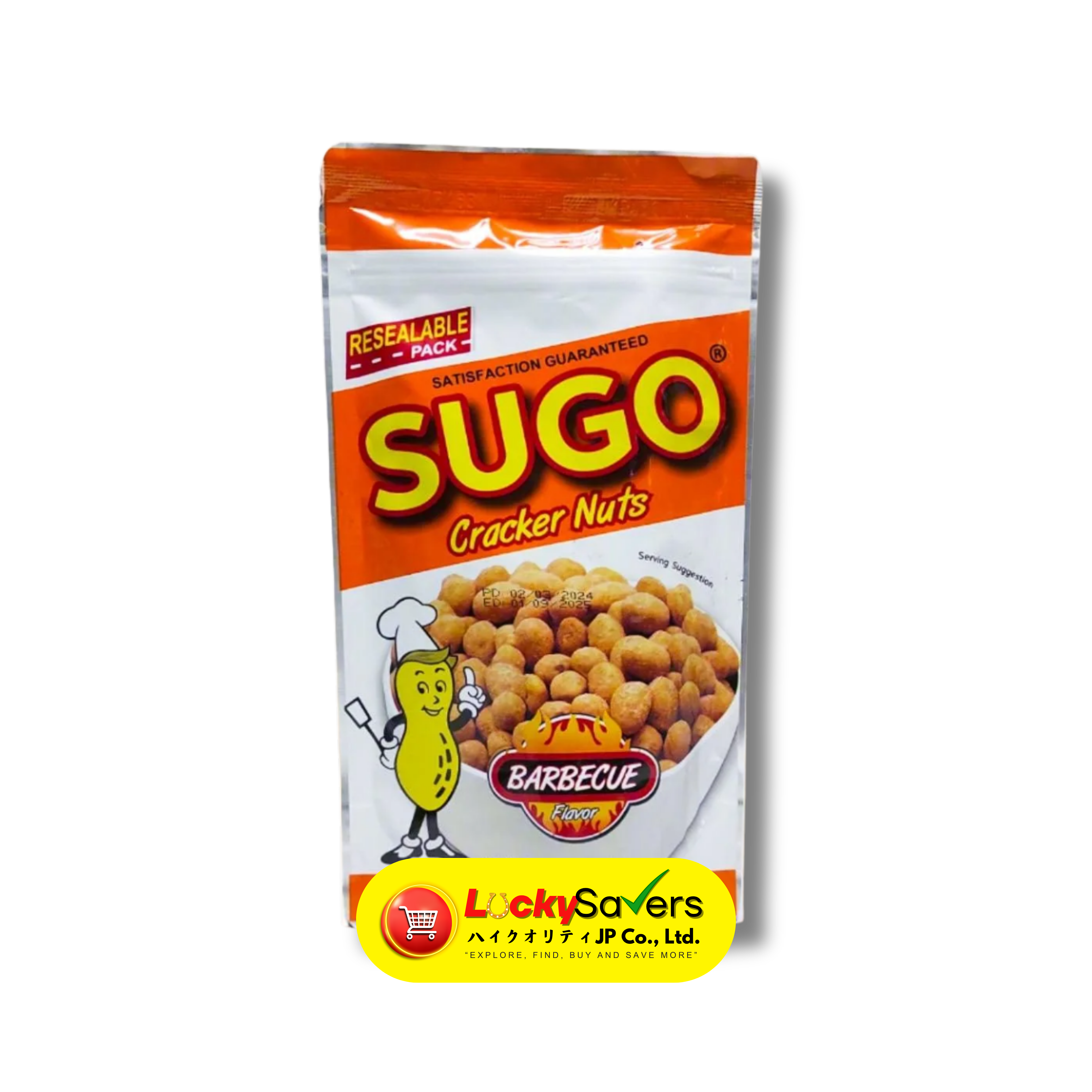 Sugo Cracker Nuts Barbecue Flavor (100g)