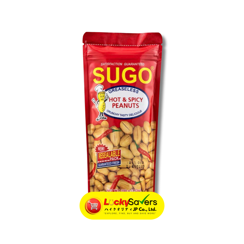 Sugo Garlic Hot and Spicy Peanuts (100g