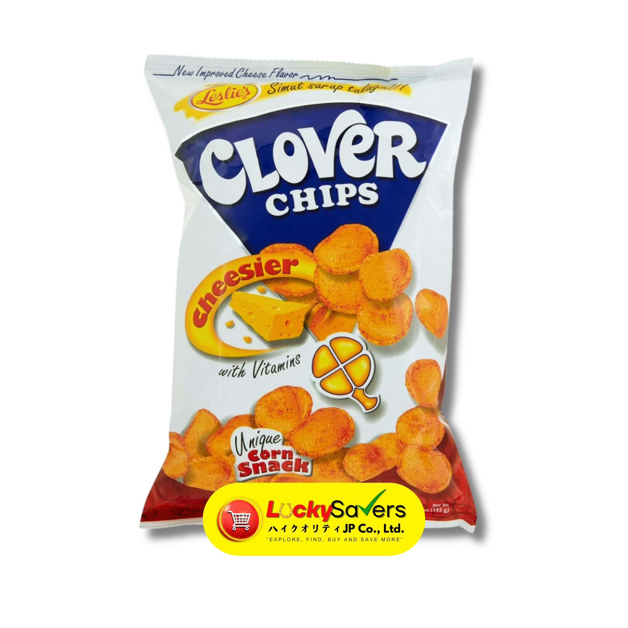 LESLIES Clover Chips Cheesier (85g)