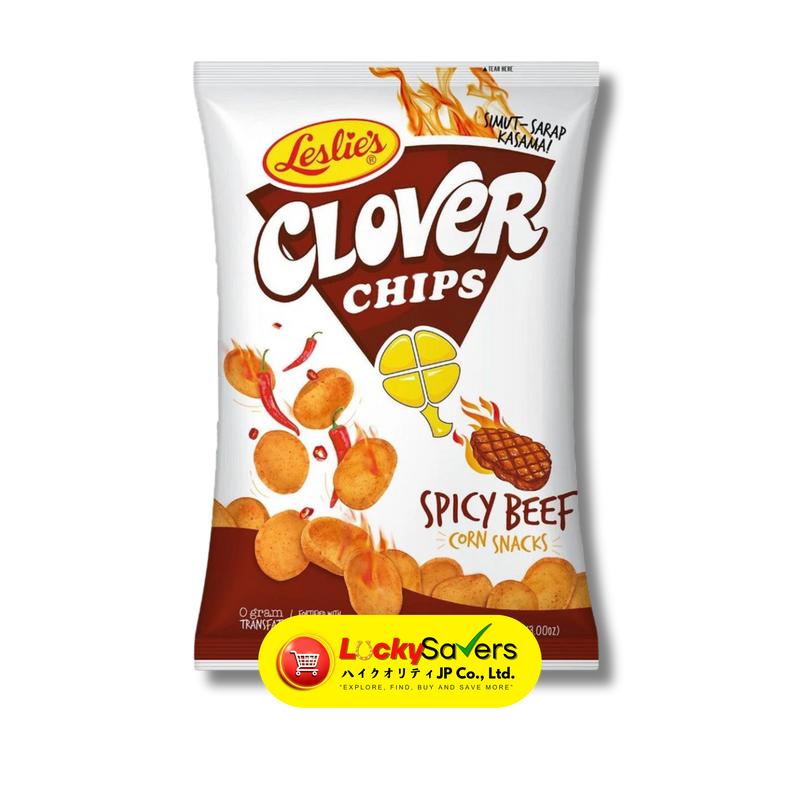 LESLIES Clover Chips Spicy Beef (85g)