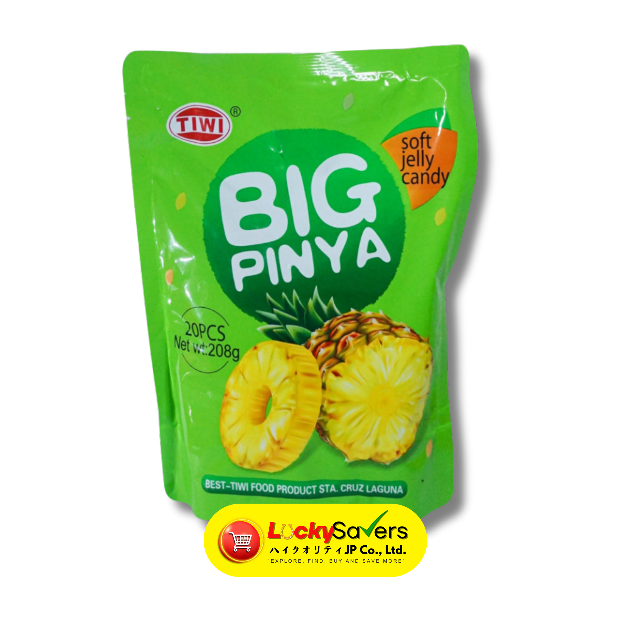 TIWI Big Pinya Jelly Candy (208g)