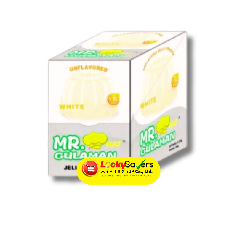 Mr. Gulaman White Jelly Powder – 10 x 25g Sachets