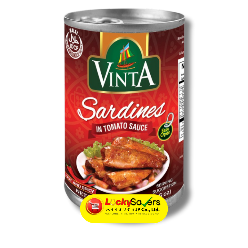 VINTA Sardines in Tomato Sauce Hot (155g)