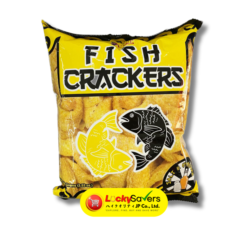 CHICK BOY Fish Cracker Salt & Vinegar (100g)