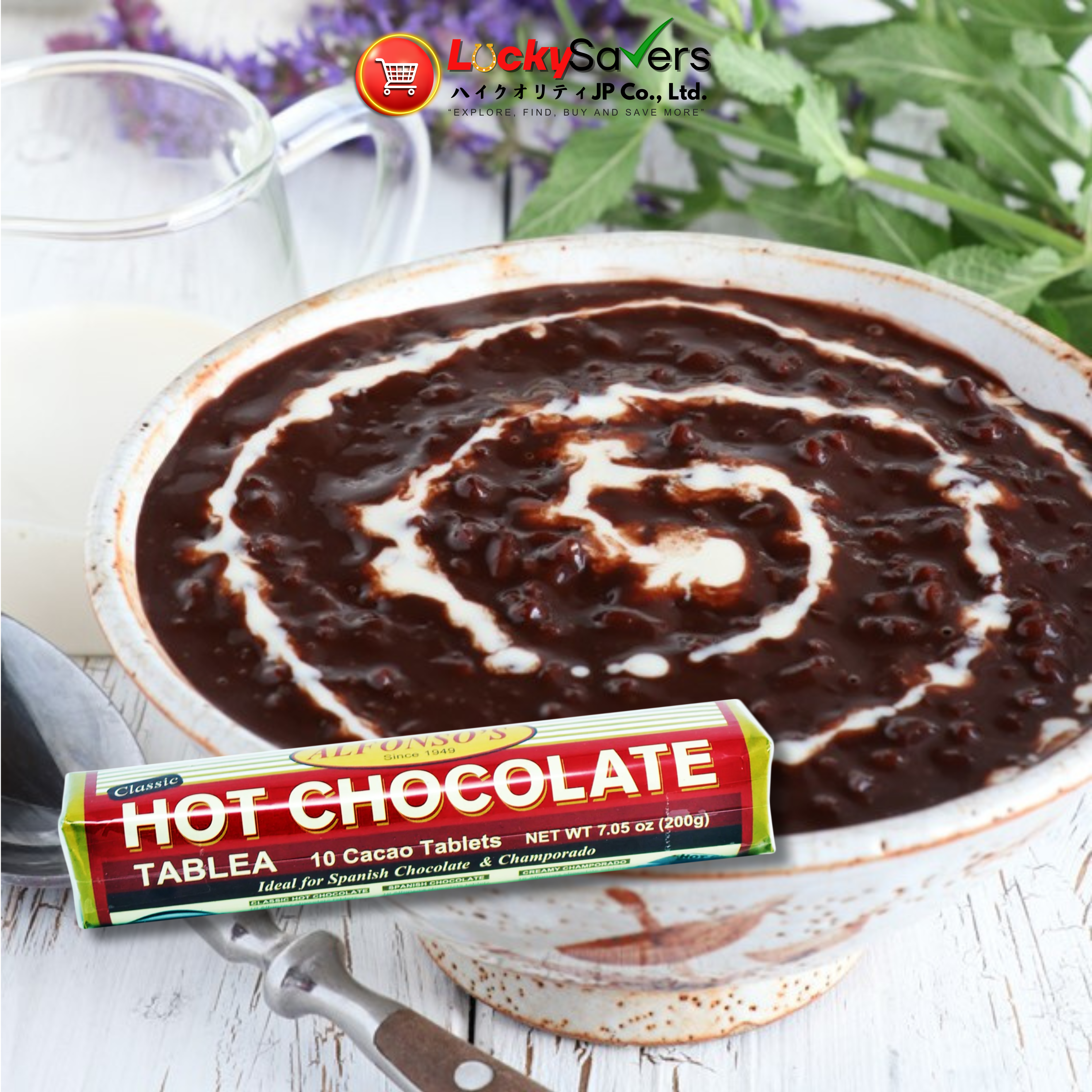 ALFONSO’S HOT CHOCOLATE TABLEA (200g)