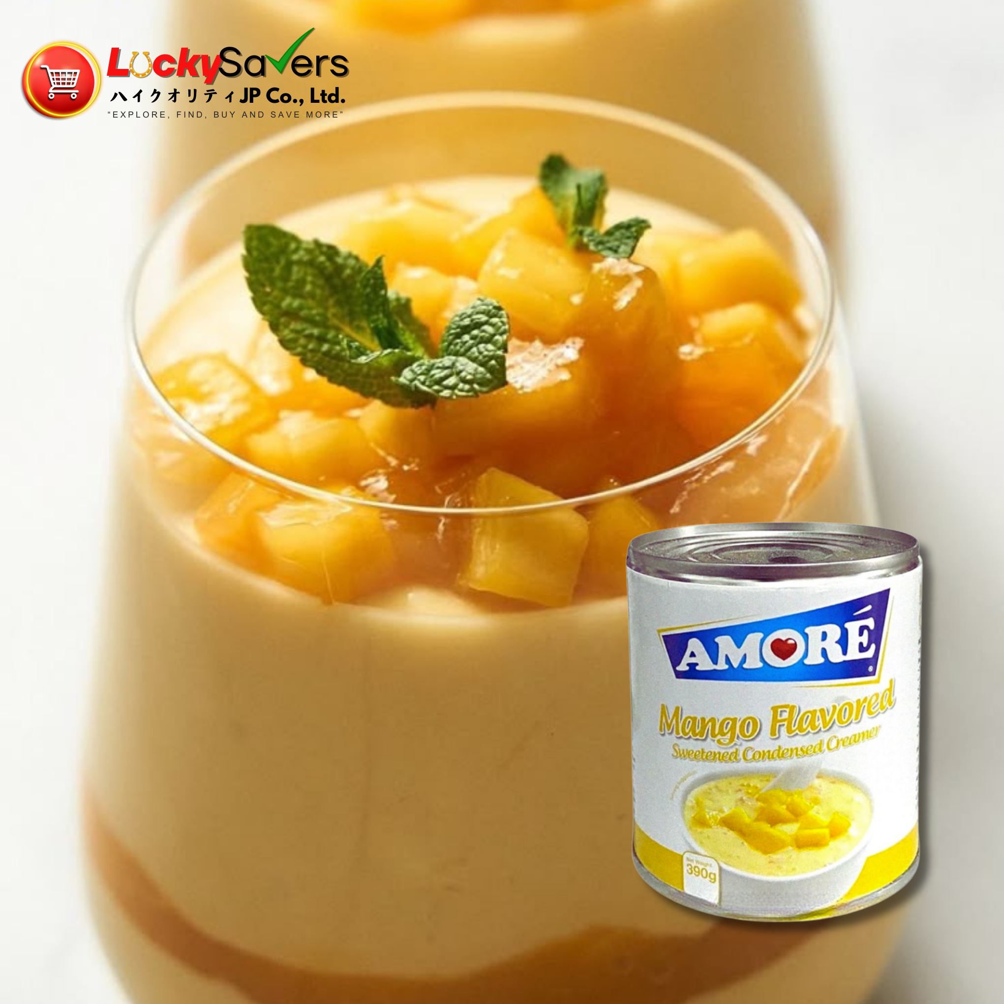 AMORE Mango Condensed Creamer (390g)
