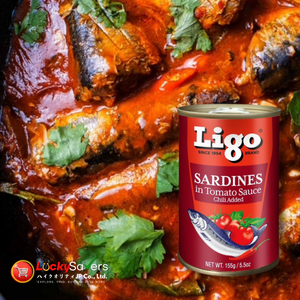 LIGO Sardines in Tomato Sauce Chili (hot) (155g)