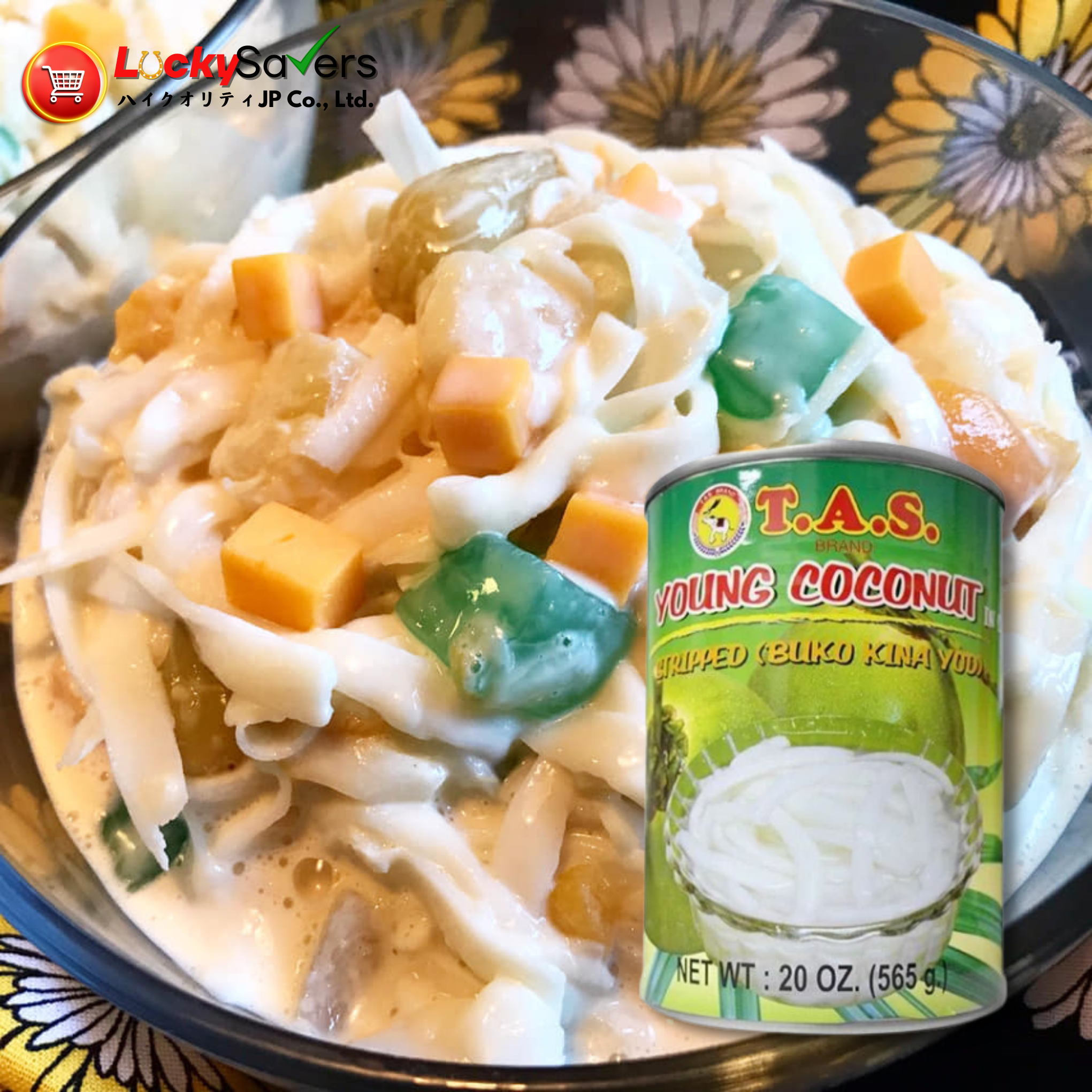 TAS Young Coconut Buko Kinayod (565g)
