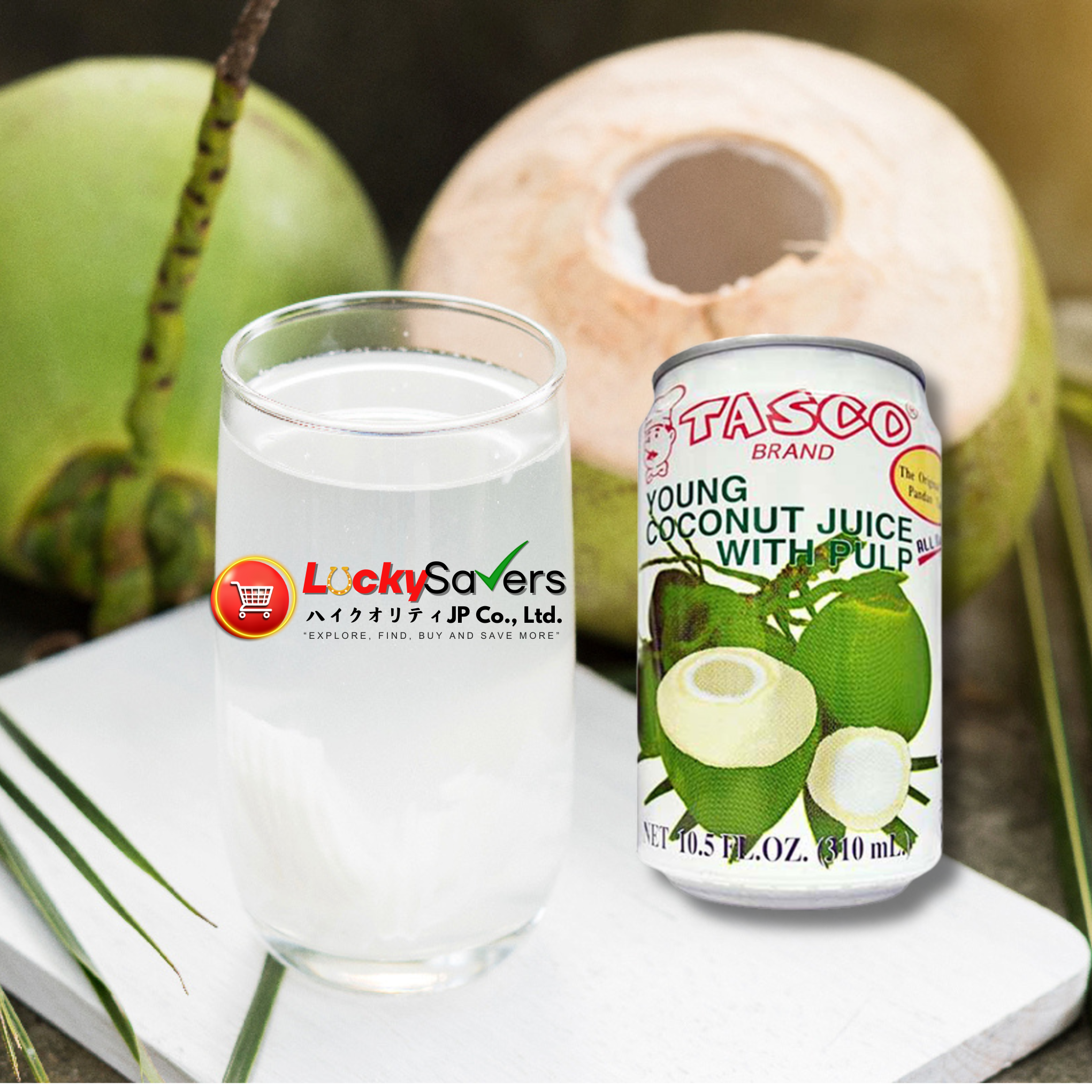 TASCO Coconut with Pulp (310ml)